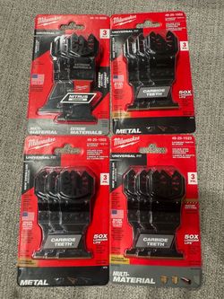 Milwaukee Tool Blade Sets – Lot of 4