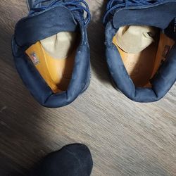 Blue Suede Timberlands.