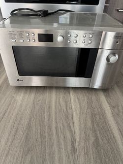 LG microwave toast combo stainless steel