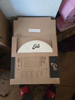 13 in Evans '56 calftone drum head