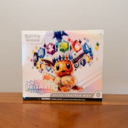 Pokémon Prismatic Evolutions Elite Trainer Box ETB - Eevee - 9 Packs