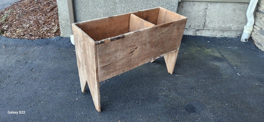 Antique Feed Trough or Feed Bin