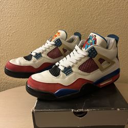 Custom Jordan 4 Superman Size 11
