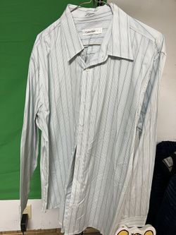 Mens Dress Shirt L