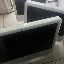Three   Apple Desktop All In One