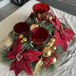 Christmas 3 Candle Holder