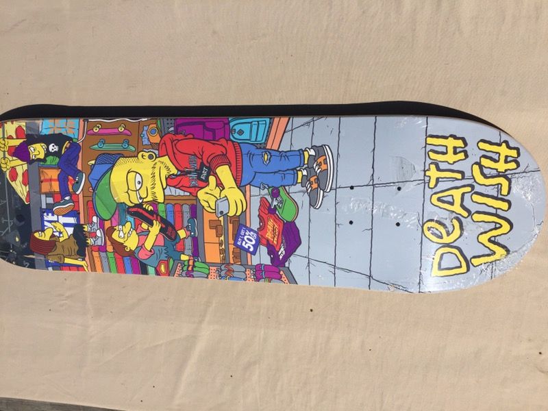 Limited Edition Zumiez 100k DeathWish Skate Deck