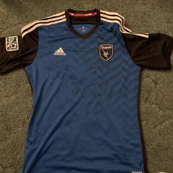 Earthquakes Signed Jersey 