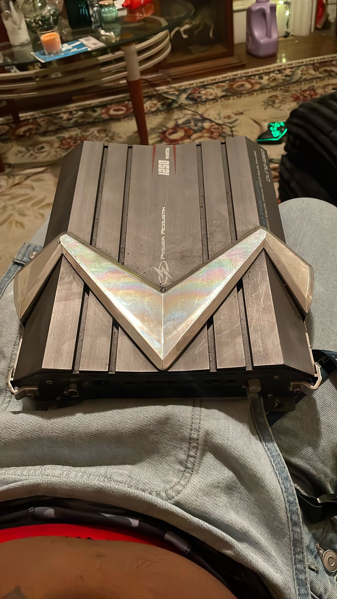 AI Overview    +8 The product is a Power Acoustik car audio amplifier, specifically from the Gothic series. The text on the device indicates it is a 1