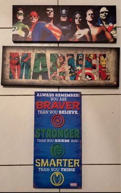 Free marvel room decor
