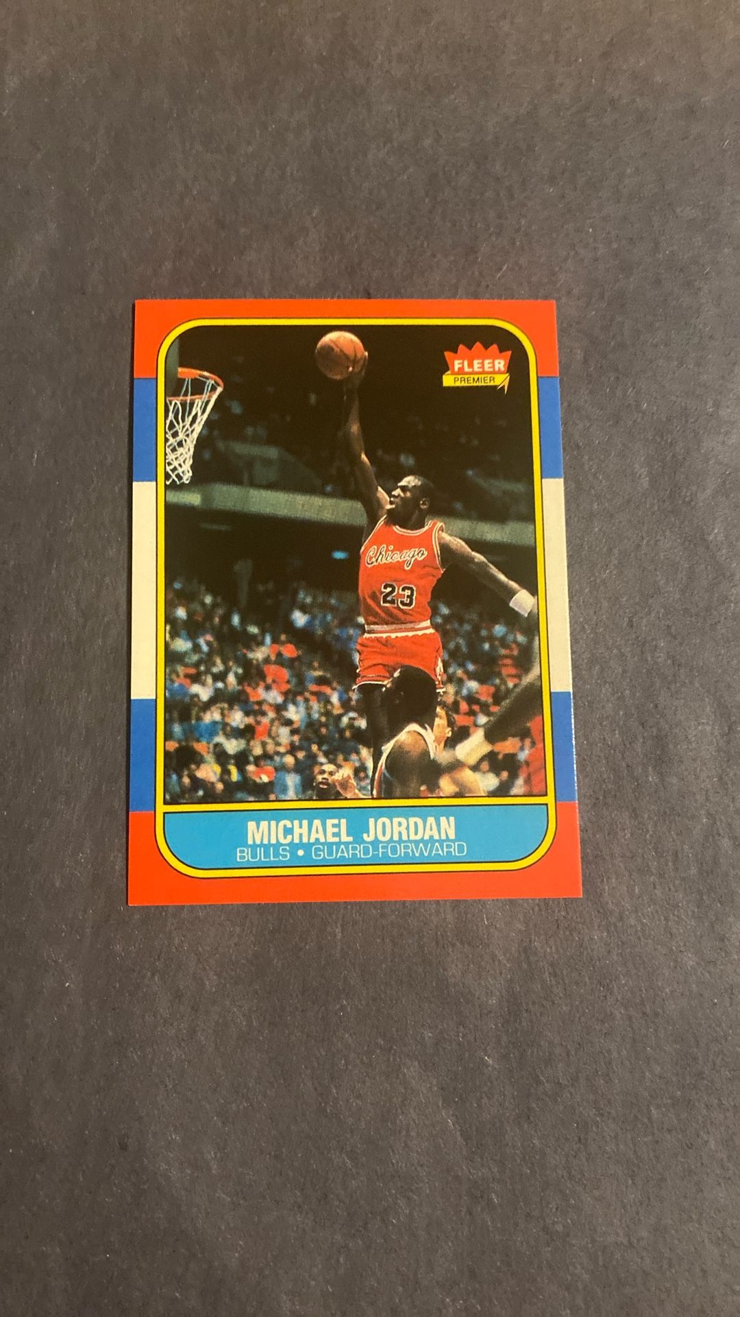 Michael Jordan Rookie Reprint 86 Style