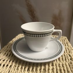 Vintage Inspired Teacup & Saucer