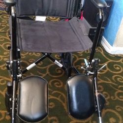 Nova Folding Back Leg Rest Transport Chair 