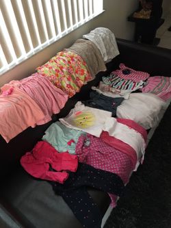 Girls' stuff! Shoes size 3-9! Clothes 2T ! Blankets & bottles! Over 60 items!