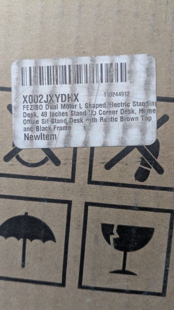 L SHAPE STANDING DESK