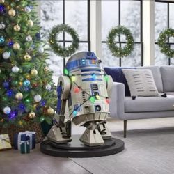 STAR WARS ANIMATED R2-D2 CHRISTMAS DECORATION HOME DEPOT 3.5 FT SOLD OUT