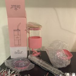 Glass Tumbler with Bamboo Lid