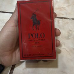 New Ralph Lauren Polo Red Cologne 2.5 oz - Sealed & Original