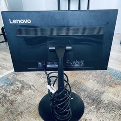 2 Lenovo Desktop Monitors
