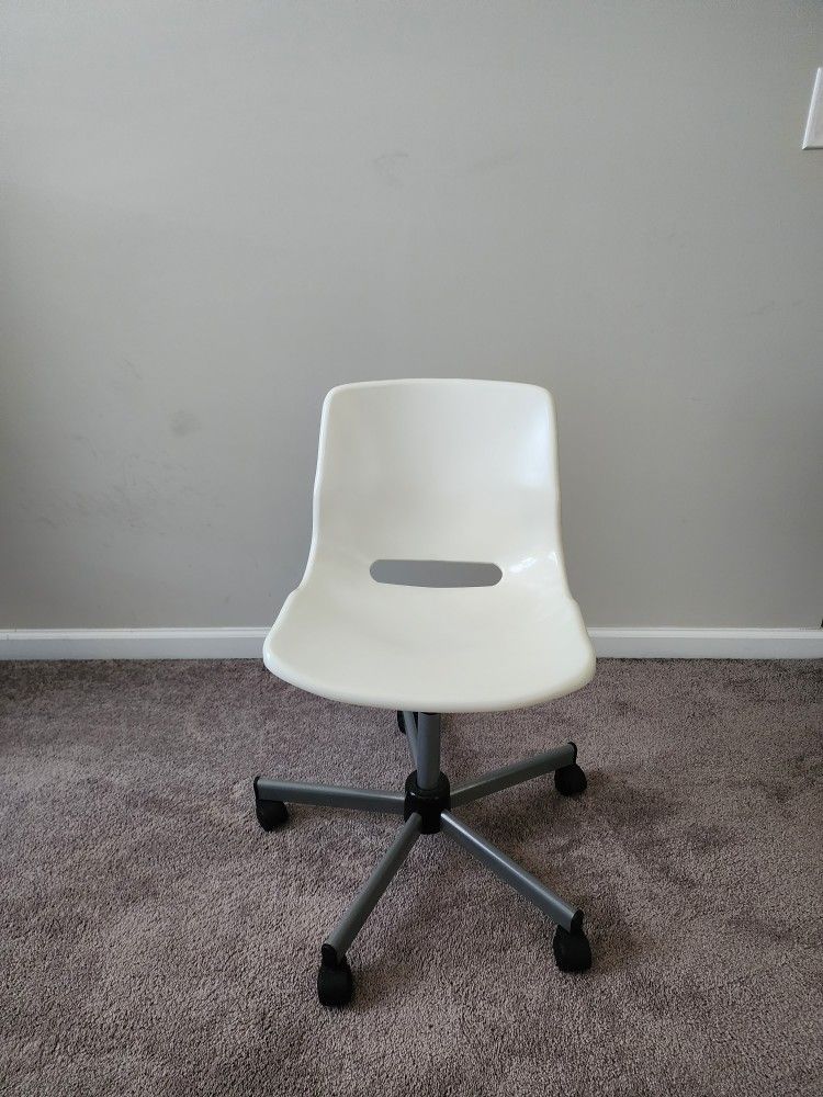IKEA SNILLE - Swivel chair, White desk office chair