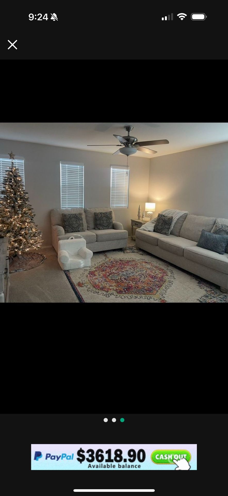 Sofa And Love Seat Like New