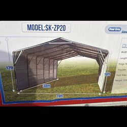 20 x 30 Metal Steel Carport