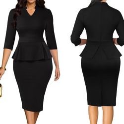 Black casual
Bodycon Pencil
Dress size (M)