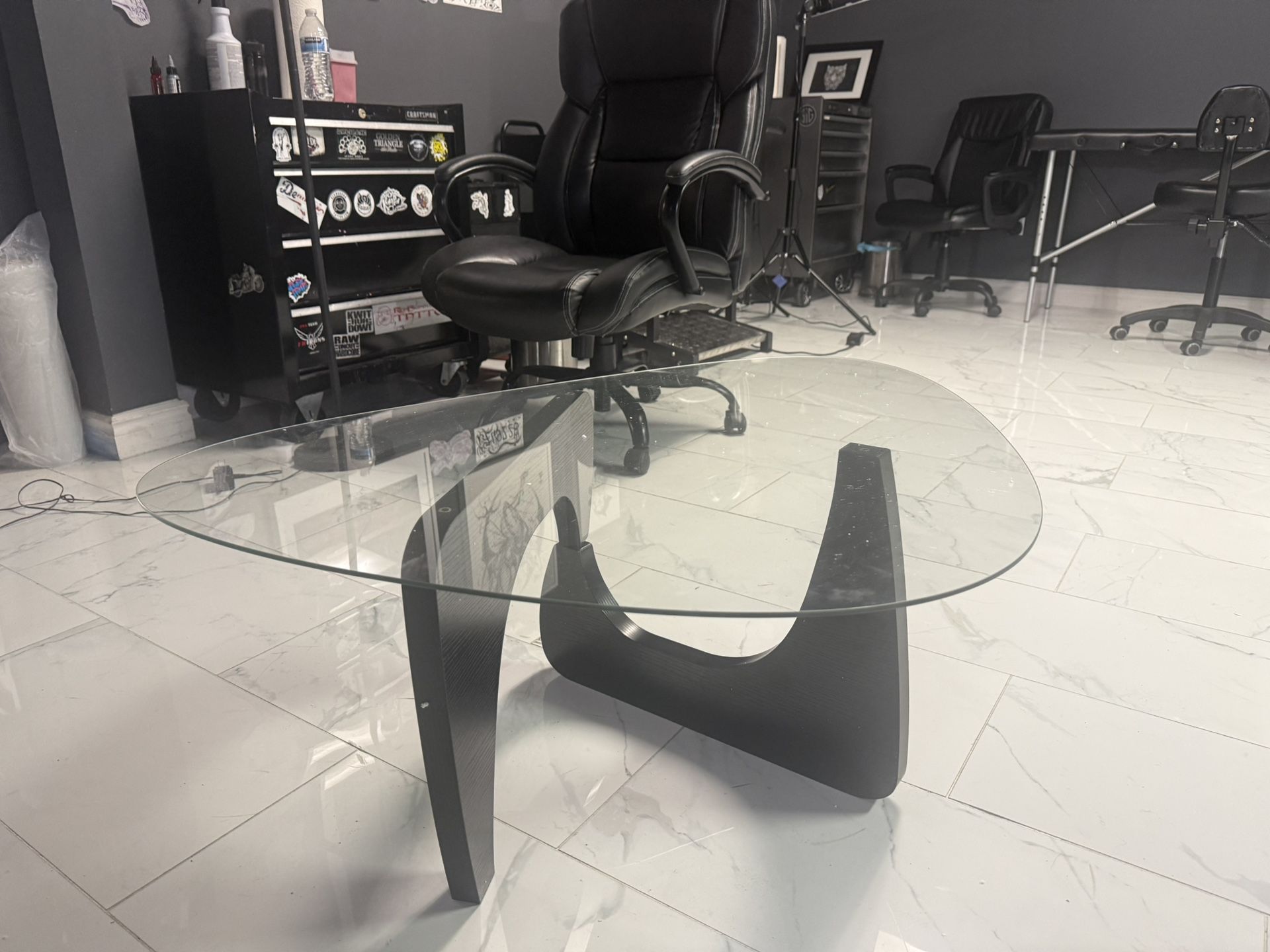 Modern Glass Coffee Table for Living Room,