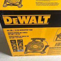 Dewalt big fan new