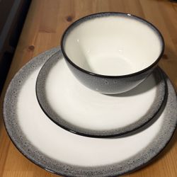 Plates Bowls Glass Set