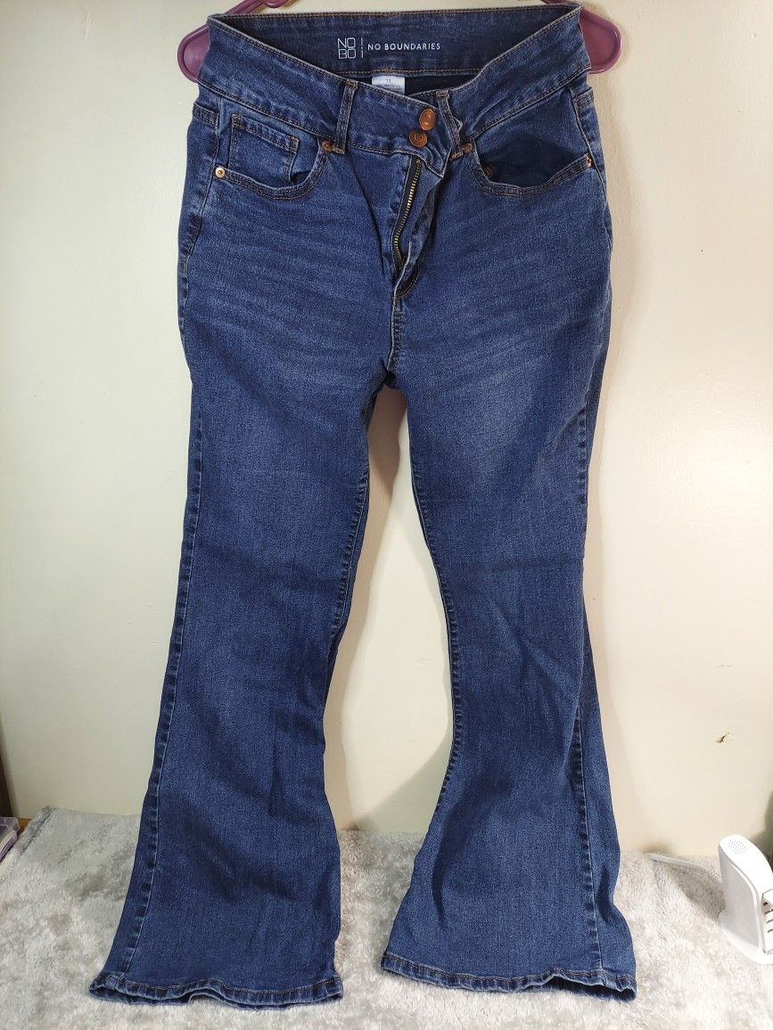 Woman's Blue Jeans Size 13 Must Pick Up