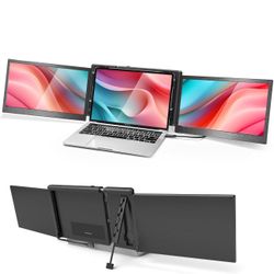 Portable Triple Screen Laptop Workstation for MacBook