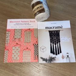 Macrame Books And New Cord