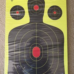 Splatterburst Targets (50 Sheets) - 12 X 18 inch - Silhouette Splatter Target
