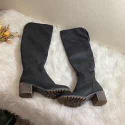 SO Black Over The Knee Boots Sz 9.5