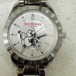 New men’s True Religion stainless steel watch 