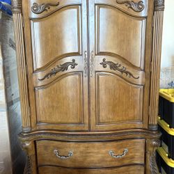 Wood Armoire