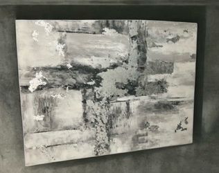 Grey abstract art