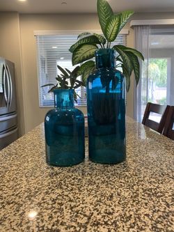 Emerald Green Vases