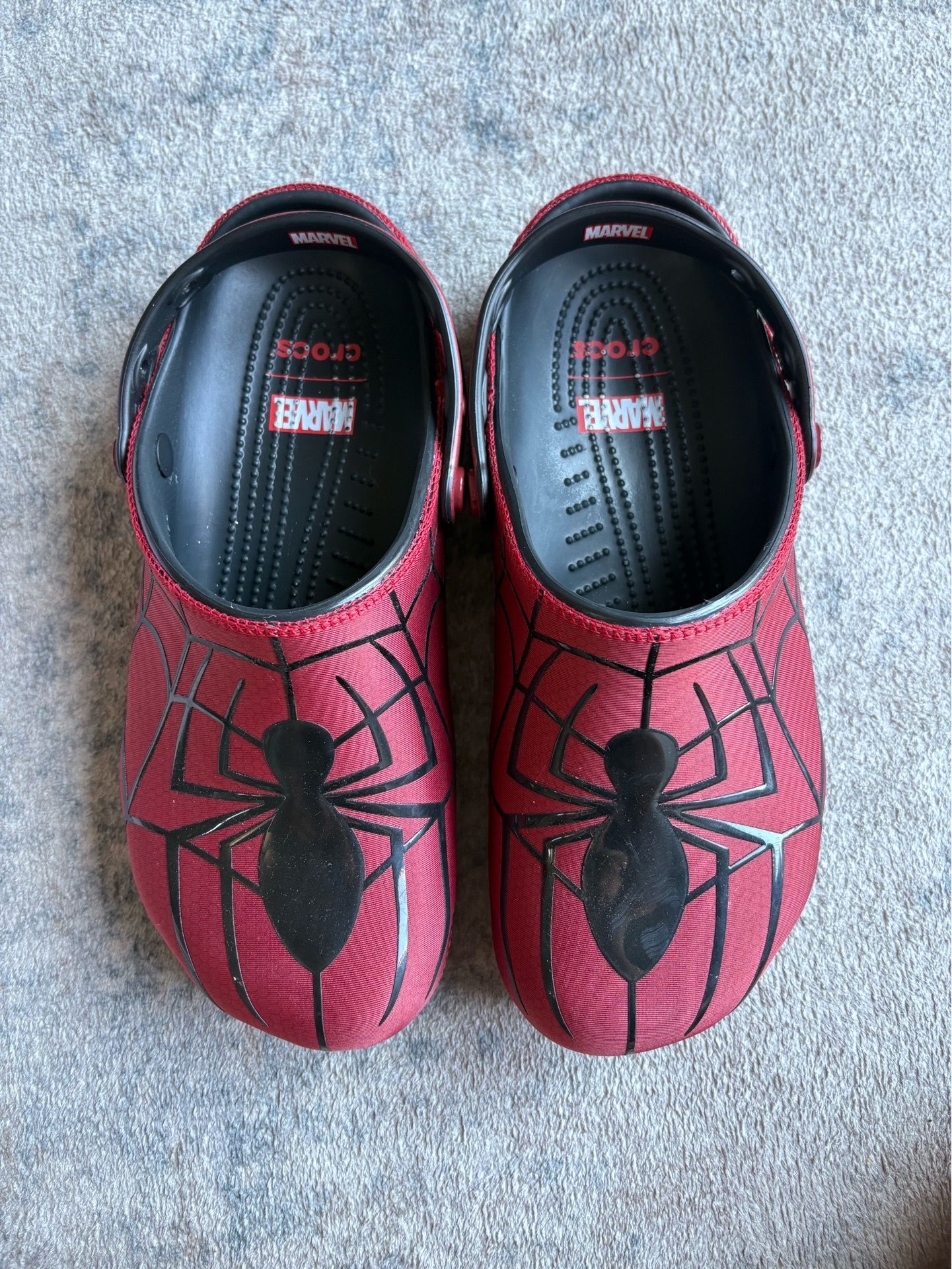 Limited Edition Spider-Man Crocs size M11