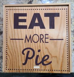 Rustic Wooden Pie Carrier