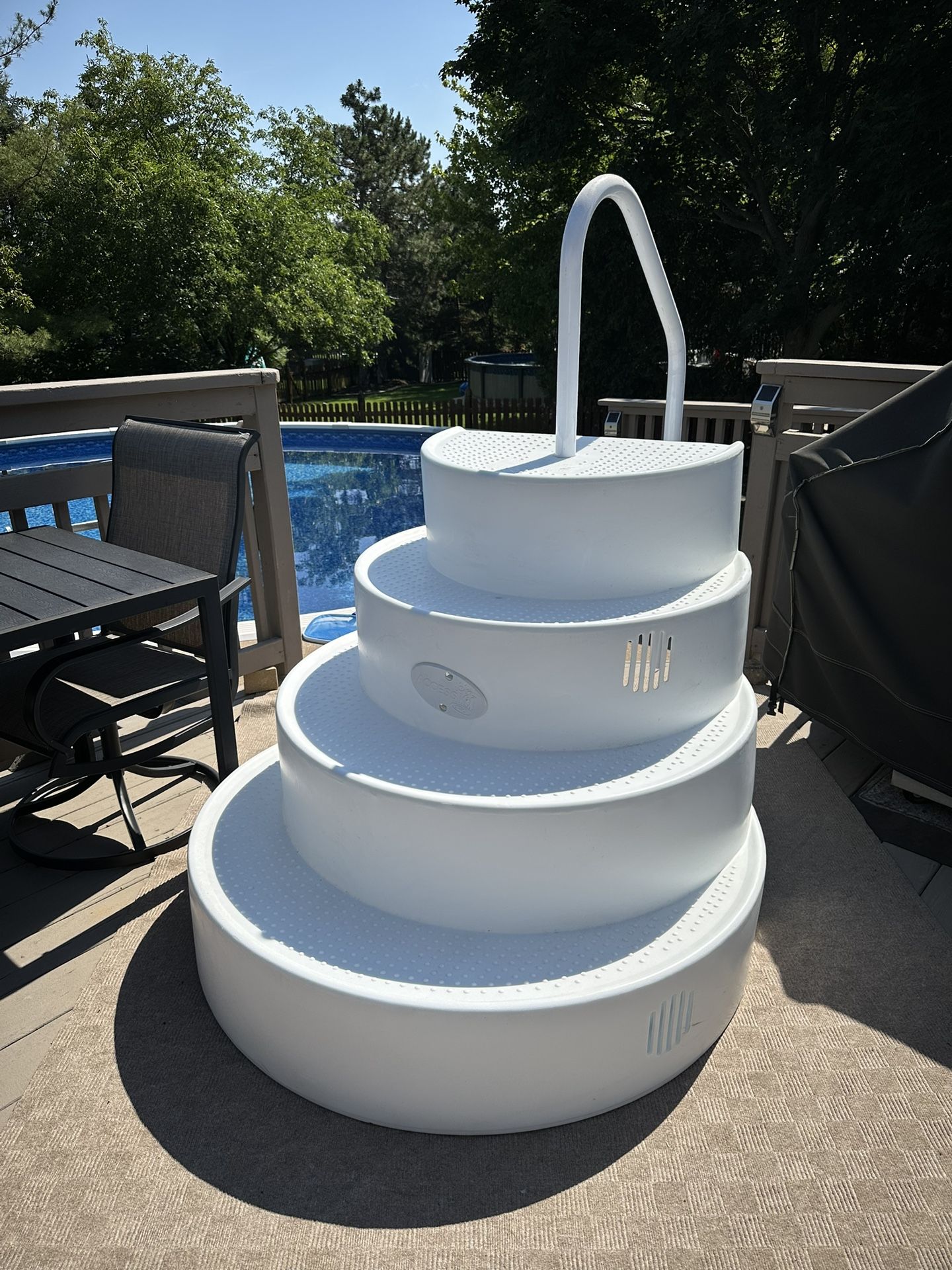 Pool Wedding Cake Steps 