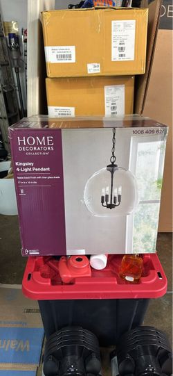 NEW Home Decorators Kingsley 4-Light Pendant