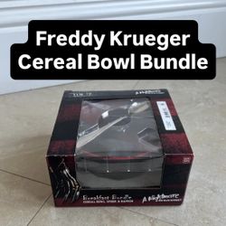 NEW Freddy Krueger Cereal Bowl Breakfast Bundle (1 Available)