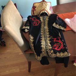 Hand Made Dragon Lady Costume (3 Pc)
