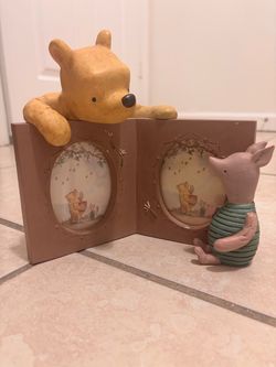 Winnie the Pooh & Piglet Double Photo Frame