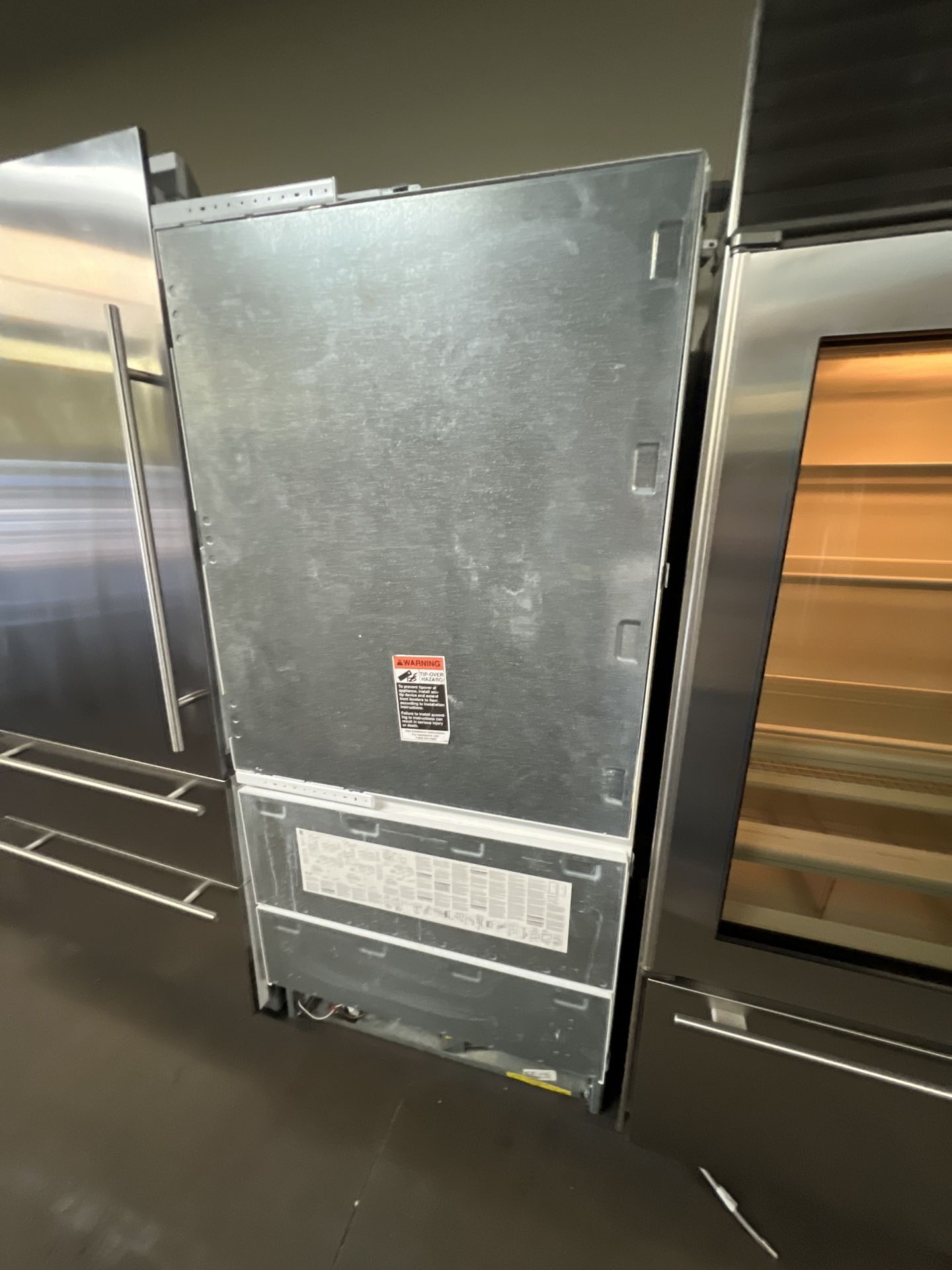 Sub Zero Panel Ready 36”Wide Bottom Freezer Refrigerator