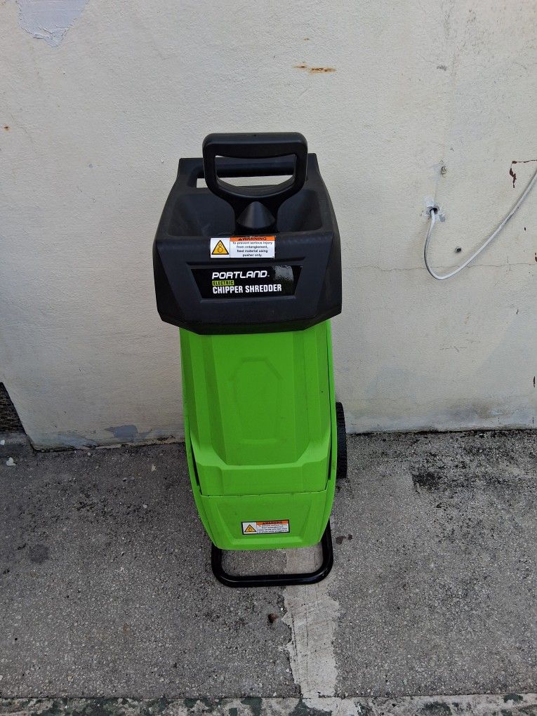 Portland Electric Chipper Shredder "Item Is Available"