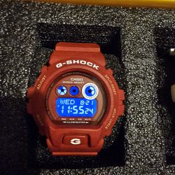 Heathered Red Gshock GD X6900HT $110