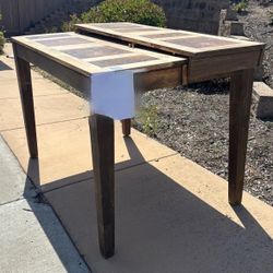 Wooden Bar Height Table with Chairs